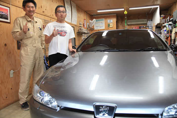 デントリペア後に喜ぶオーナー様