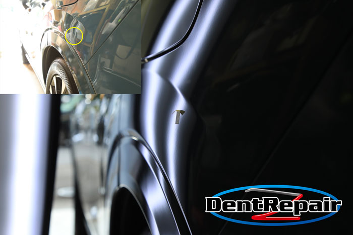 ＺＲ－Ｖリアフェンダーのへこみ、修理後の写真